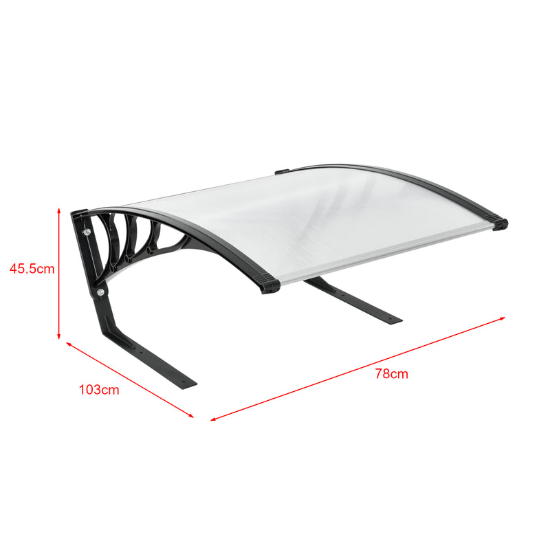 Schizzo in scala Garage per Robot Tagliaerba Monza con Tettoia in Policarbonato 78 x 103 x 46 cm casa.pro