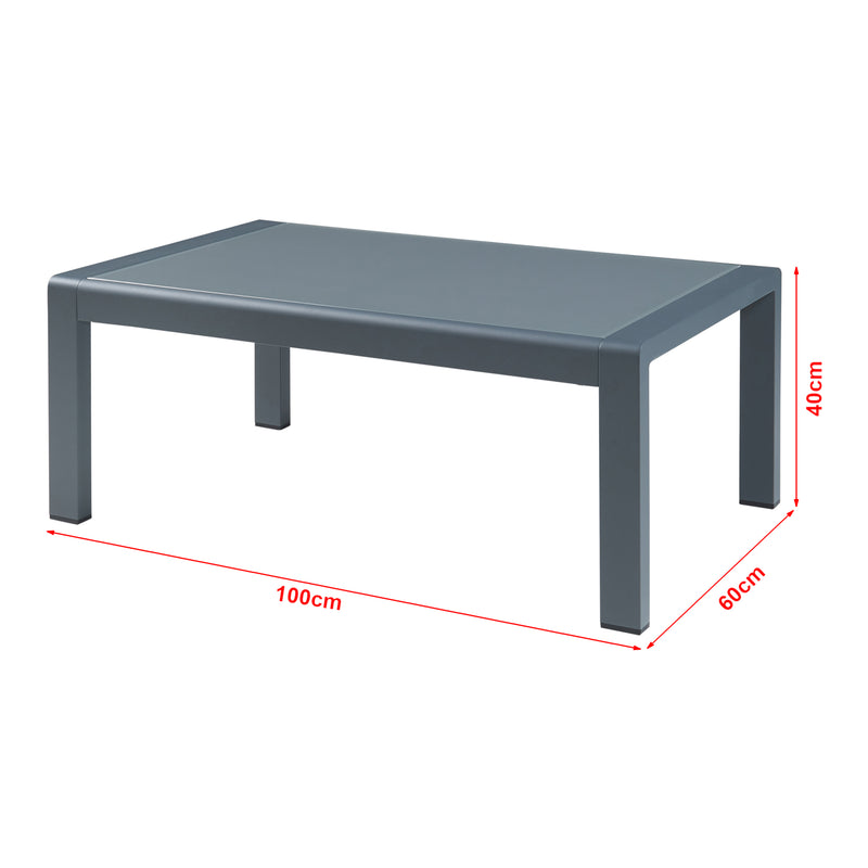 Schizzo in scala Set Avise Mobili da Esterno 1 Divano e 1 Tavolino casa.pro