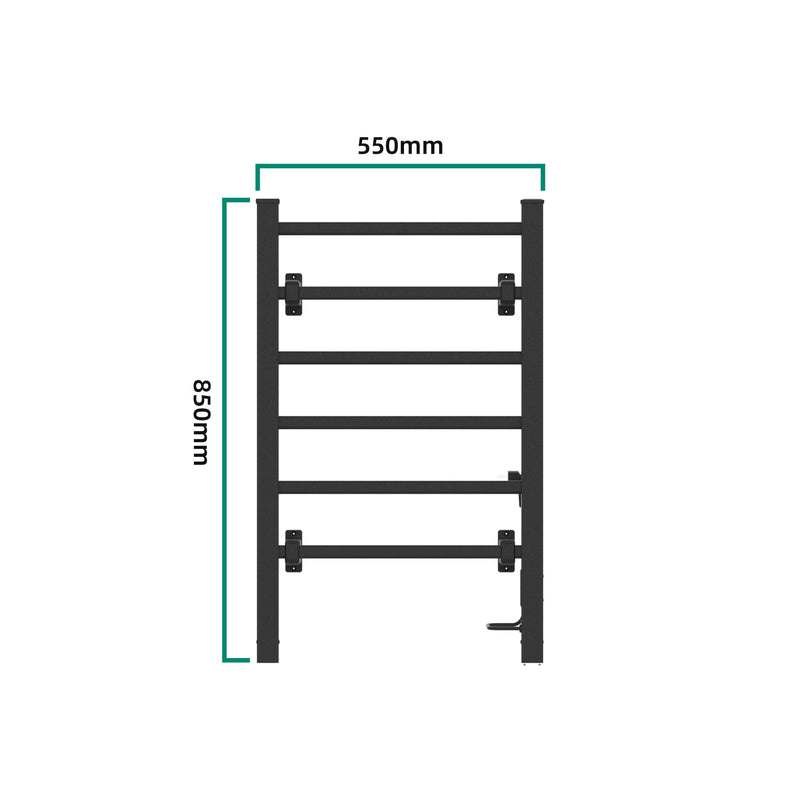 Schizzo in scala Scaldasalviette Elettrico Savitaipale da Terra o da Parete 85 x 55 cm 100 W - Vari Colori pro.tec