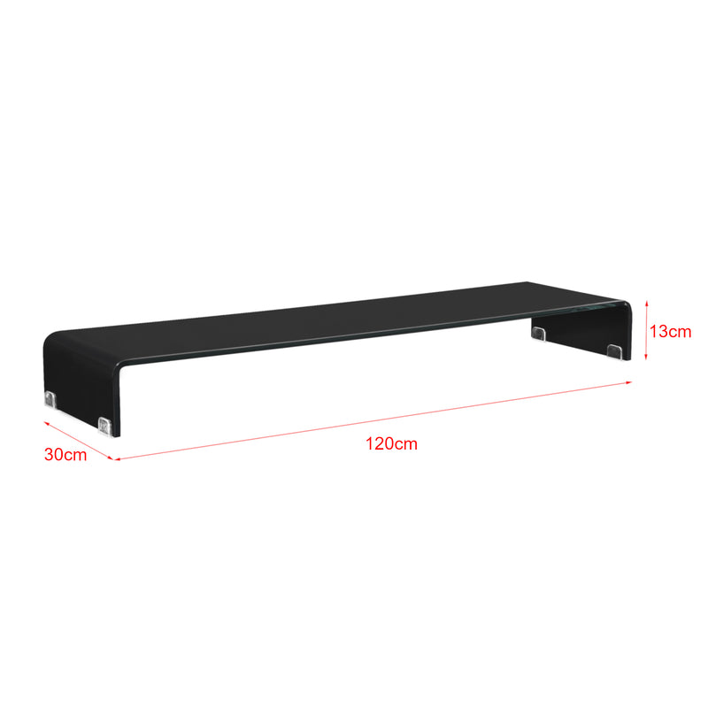 Schizzo in scala Supporto di Rialzo Monitor/TV/PC Portatile Mobile in Vetro Base per Schermi