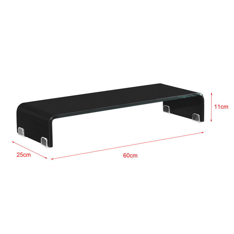 Schizzo in scala Supporto di Rialzo Monitor/TV/PC Portatile Mobile in Vetro Base per Schermi