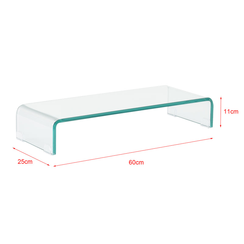 Schizzo in scala Supporto di Rialzo Monitor/TV/PC Portatile Mobile in Vetro Base per Schermi