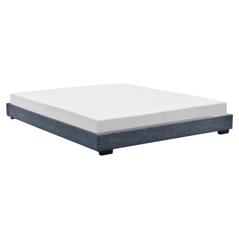 Schizzo in scala Letto imbottito Solingen in ecopelle con materasso in schiuma fredda 90x200 cm Corium