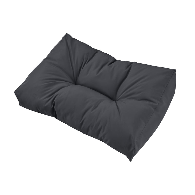 Schizzo in scala Set di Cuscini per Mobili in Pallet / Bancale EPAL Composti di 4 Cuscini di Seduta e 6 Cuscini Schienali - Impermeabili, Trapuntati, Imbottiti - Vari Colori
