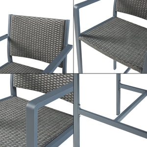 Set tavolo bar Avise 3 pz. Alluminio [casa.pro]