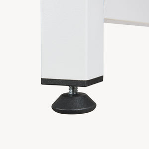 Scaffale Supporto per Incolonnamento Lavatrice Asciugatrice Hökangend in Acciaio 105x73x63 cm - Bianco [en.casa]