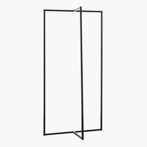Appendiabiti Norjad 160x80x41 cm Metallo Nero [en.casa]