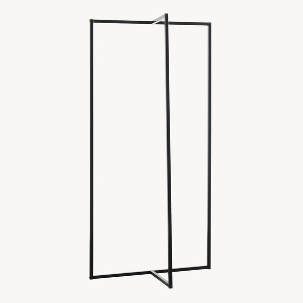 Appendiabiti Norjad 160x80x41 cm Metallo Nero [en.casa]