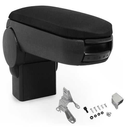 Bracciolo centrale VW Golf IV, Bora, Beetle nero con vano portaoggetti [pro.tec] - premiumXL