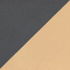 Scrivania Kuomi con Bordo Posteriore Rialzato 84 x 73 x 47 cm - Beige/Grigio Scuro [en.casa]