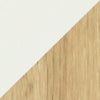 Comò Kerrköndam 94x76x40 cm effetto quercia/bianco [en.casa]