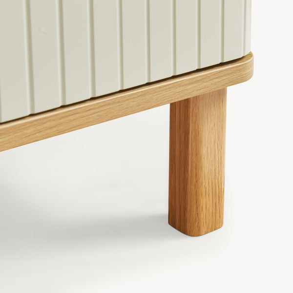 Mobile bagno Ferrersp 80x40x35 cm effetto quercia/colore sabbia [en.casa]