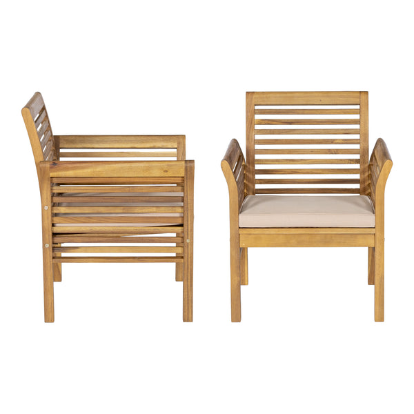 Set Salottino per Esterno Candel in Legno di Acacia casa.pro