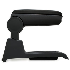 Bracciolo centrale VW Polo 9N 9N2 9N3 con vano portaoggetti Tessuto Nero pro.tec