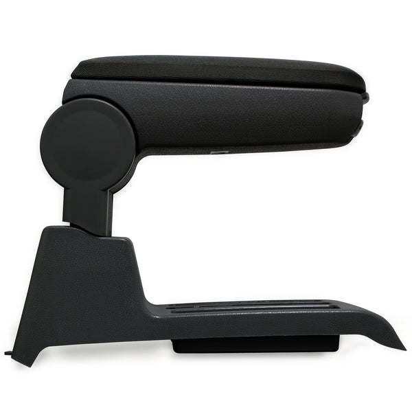 Bracciolo centrale VW Polo 9N 9N2 9N3 con vano portaoggetti Tessuto Nero pro.tec