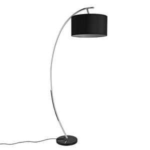 Lampada da terra Steiermark 153 cm E27 60W Nero lux.pro