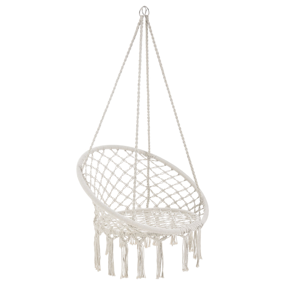 Sedia sospesa Tampico Max. 100 kg per interno ed esterno Crema casa.pro