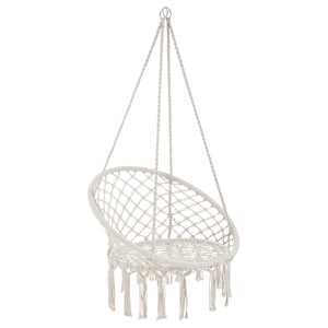 Sedia sospesa Tampico Max. 100 kg per interno ed esterno Crema casa.pro