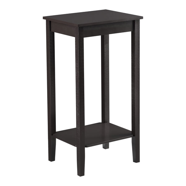 Tavolino da Divano 74 x 38 x 30 cm Tavolo da Salotto/Soggiorno/Cucina Tavolino in MDF con Ripiano Portaoggetti Portafiori - Color caffè