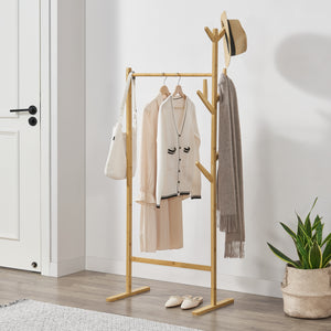 Appendiabiti in bambù Nordreisa 65x40x170cm [en.casa]