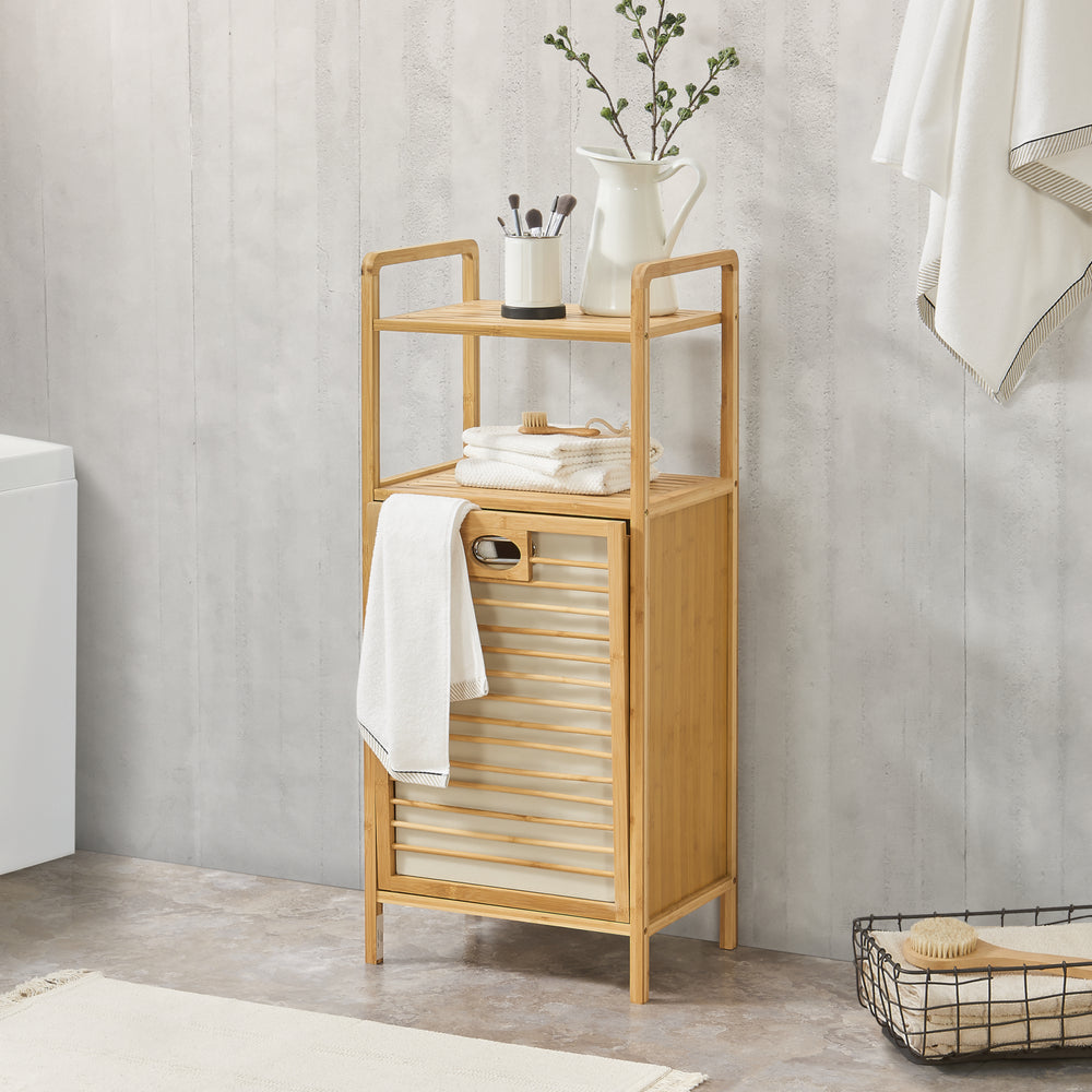 Bambus Wäscheregal Rendalen 40x30x95 cm [en.casa] - premiumXL