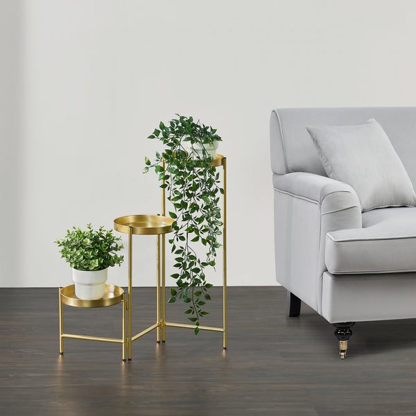 Porta fiori Kallo color ottone [en.casa]