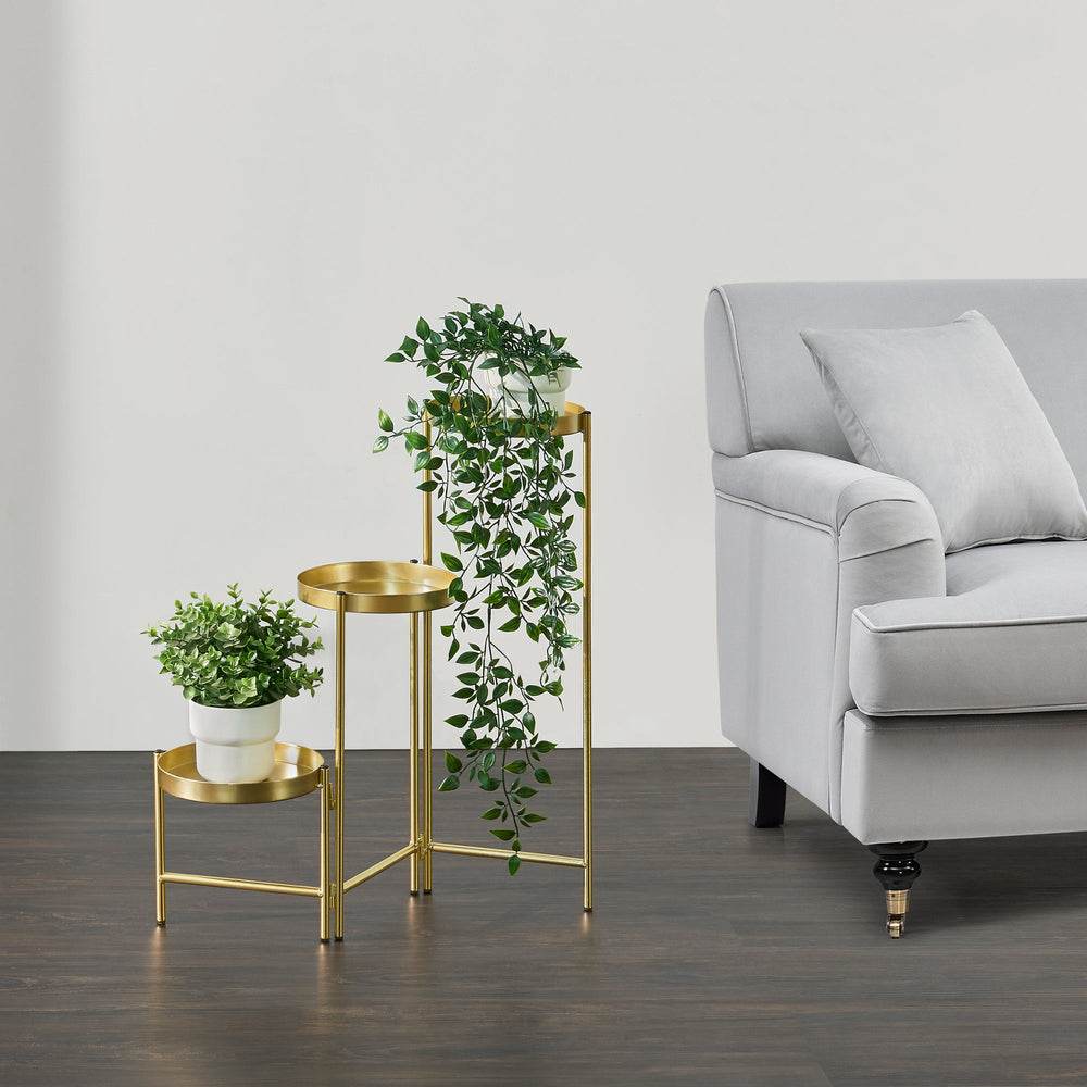 Portafiori Kallo color ottone [en.casa] - premiumXL