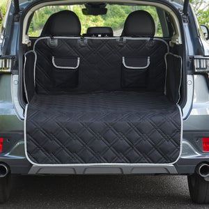 Copertura protettiva per auto Wolverhampton 185 x 171 cm Protezione per bagagliaio Nero [en.casa]