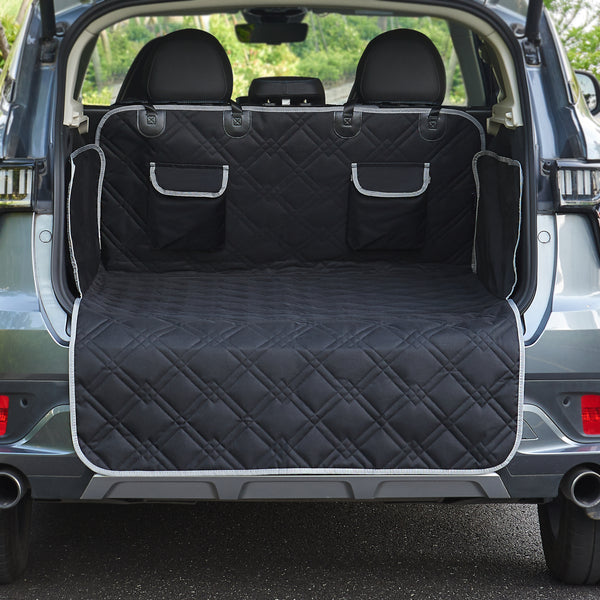 Copertura protettiva per auto Wolverhampton 185 x 171 cm Protezione per bagagliaio Nero [en.casa]