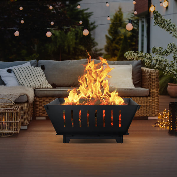 Focolare Fedje Ciotola per fuoco 25 x 55 x 55 cm [casa.pro]