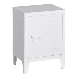 Comodino Inari maniglia porta a sinistra acciaio [en.casa]