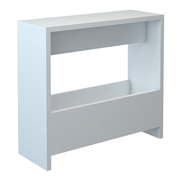 Tavolino Rødovre 60x55x20 cm Bianco [en.casa]