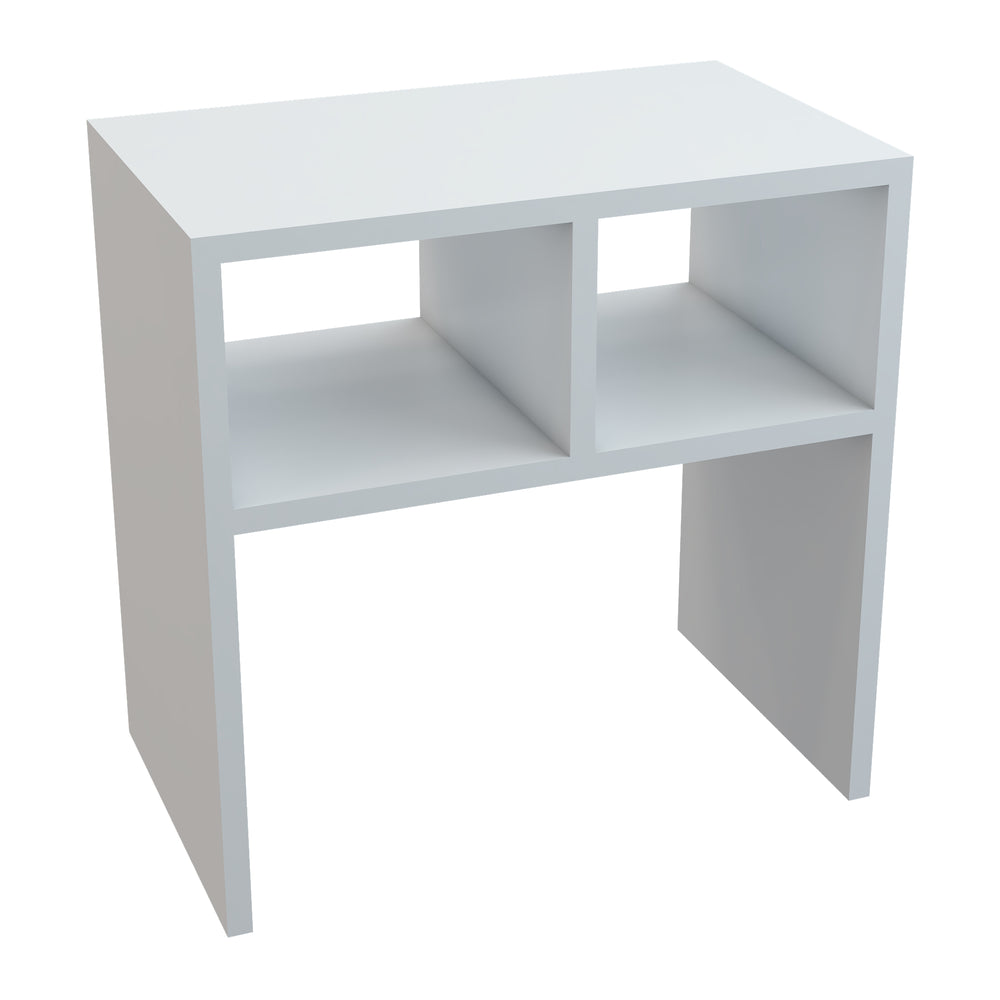Tavolino Ravnsborg 50x50x30 cm bianco [en.casa] - premiumXL