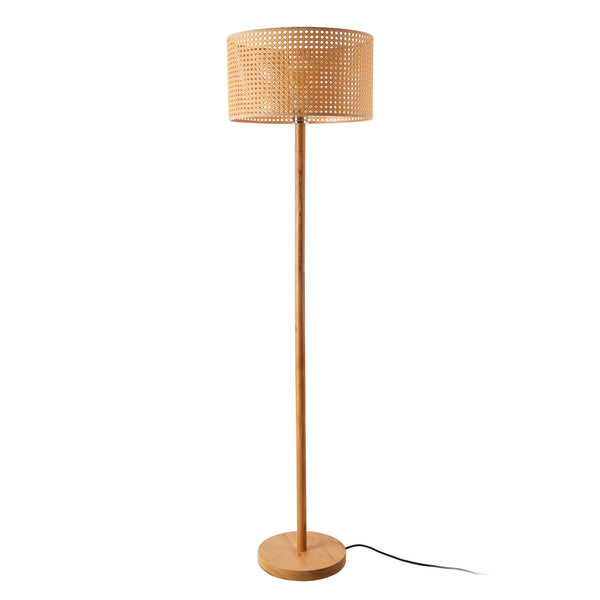 Lampada da terra Rochdale E27 giallo-marrone [lux.pro]