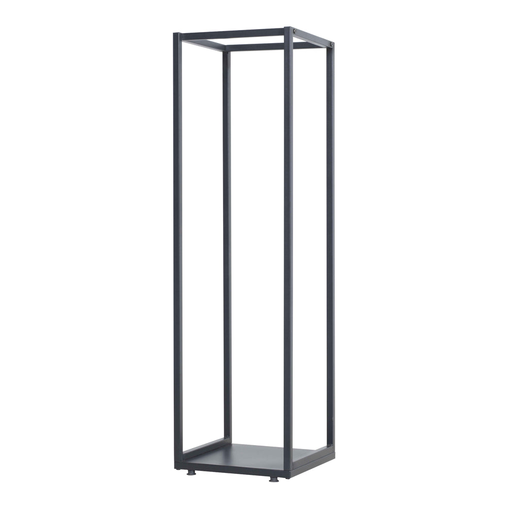 Kaminholzregal Tornved Stahl 35x35x120 cm Schwarz [en.casa] - premiumXL