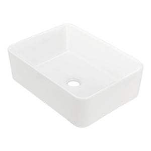 Lavabo da Appoggio Svendborg 13x40x30 cm Ceramica - Bianco [neu.haus] 