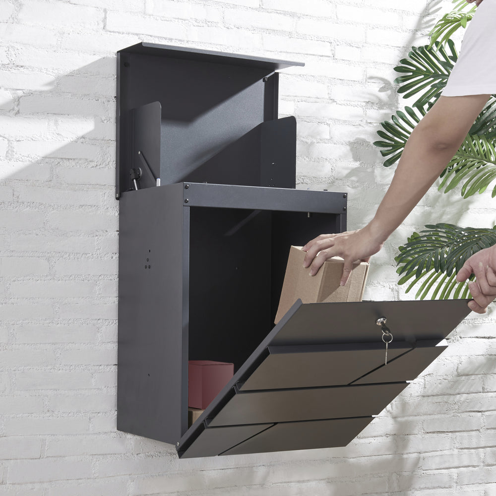 Cassetta postale Søllerød 58x44x35cm Antracite [en.casa]