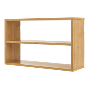 Mensola da parete Gol 50x15x30 cm Bambù [en.casa]