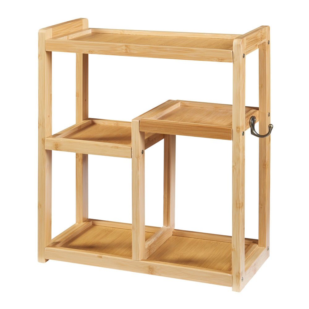 Badezimmerregal Höör 42x37x17 cm Bambus [en.casa] - premiumXL