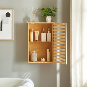 Mobile bagno Järfälla 55x37x16 cm bambù [en.casa]