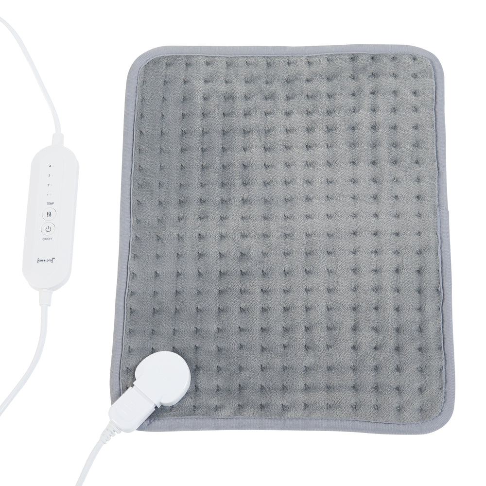 Cuscino riscaldante elettrico Bella 80W 40x30cm Grigio [en.casa]