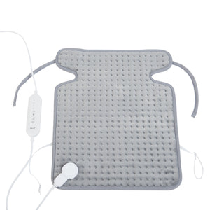 Cuscino riscaldante elettrico Calvera 80W 50x40cm Grigio [en.casa]