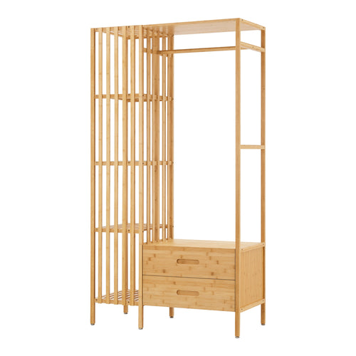 Appendiabiti Varanger 185x100x45 cm Bambù [en.casa]