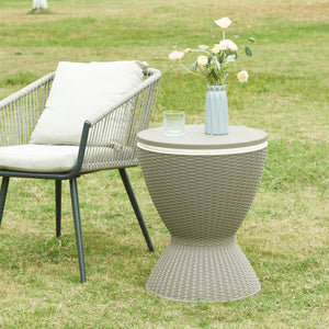 Banco refrigerato Atessa 58x48,5cm Marrone chiaro [casa.pro]