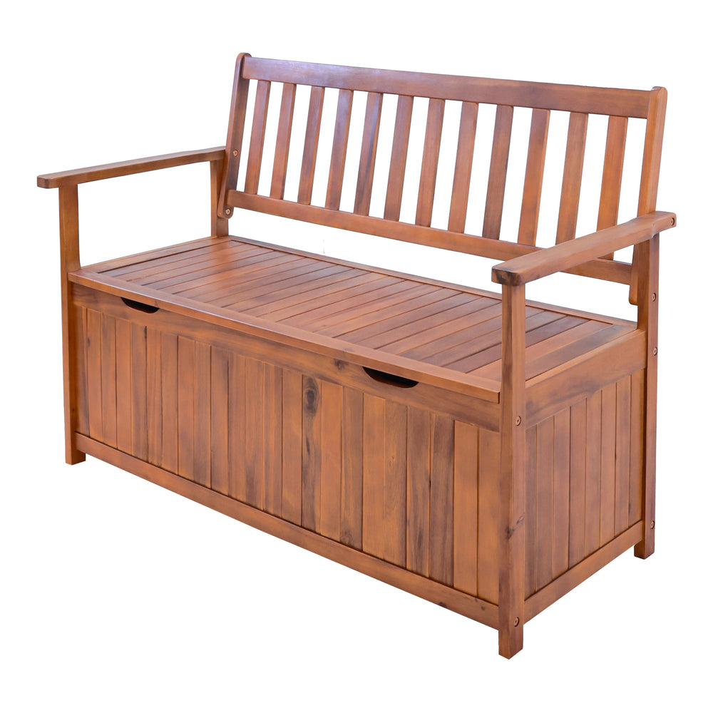 Cassapanca da Giardino Avezzano in Legno di Acacia Certificato FSC® [en.casa] 