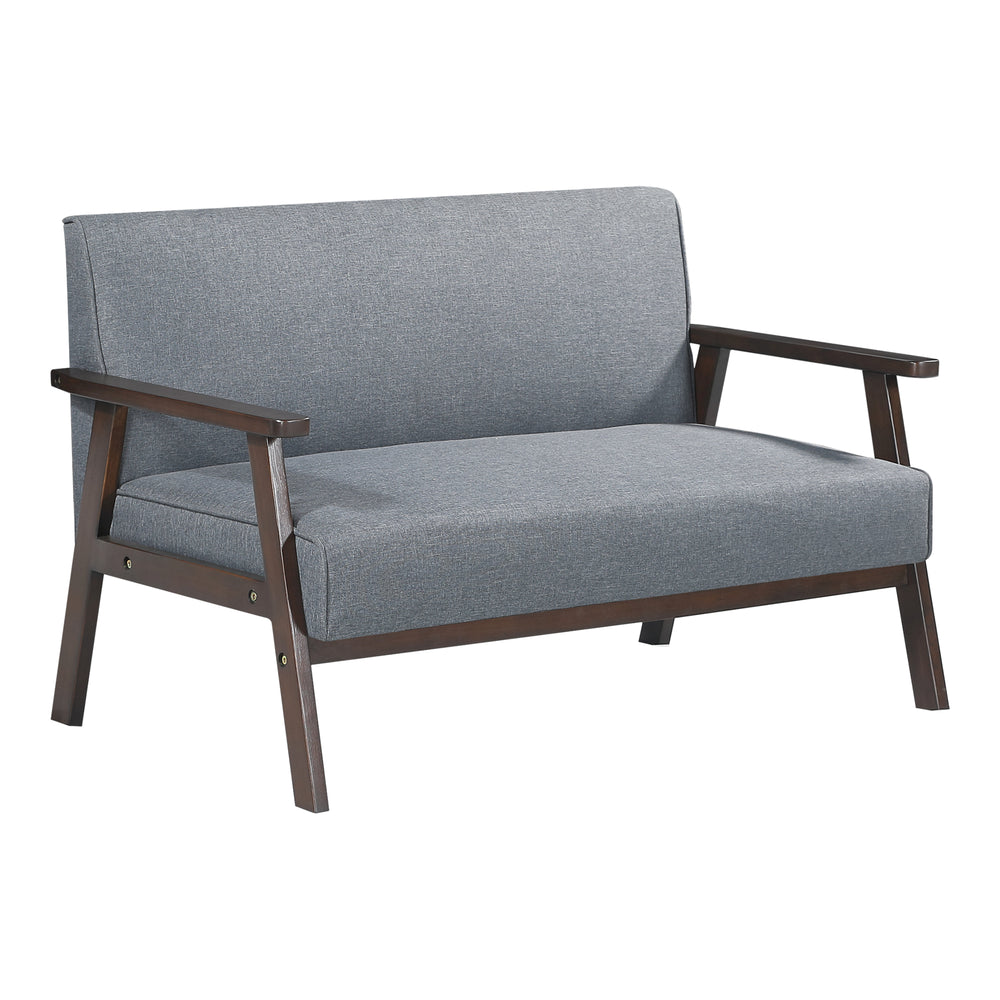 2 - Sitzer Polstersofa Kinda 121x69x75 cm Grau [en.casa] - premiumXL