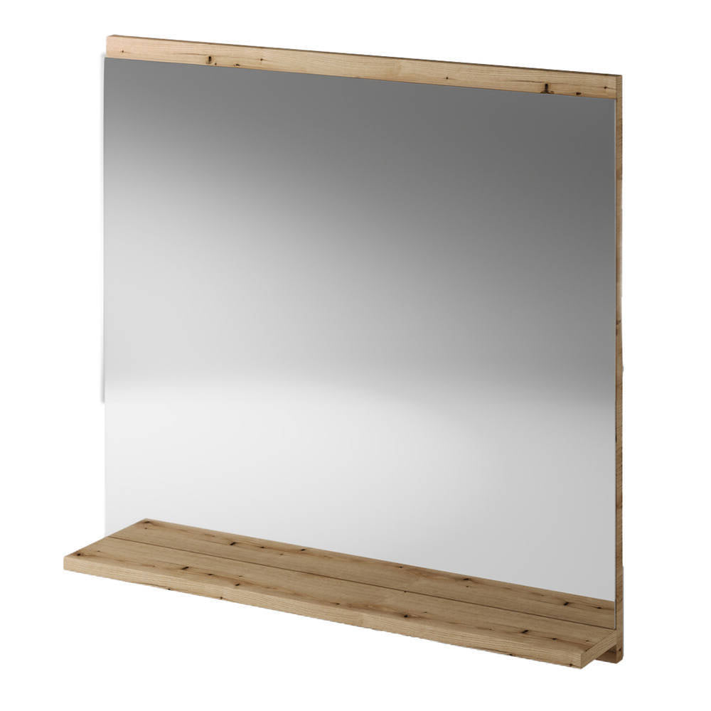 Set SKELBOLU di 4 Mobili da Bagno - Effetto Rovere [en.casa]