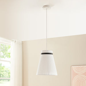 Lampada a sospensione Broughton Bianco [lux.pro]