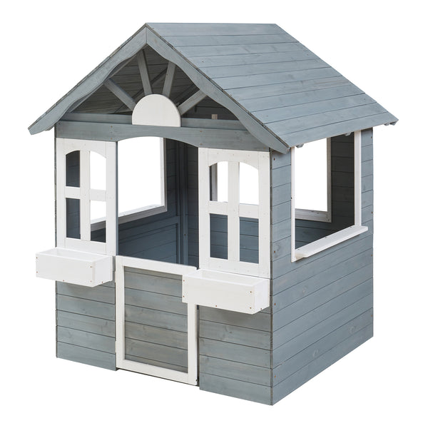 Casetta Giocattolo Vesa da Giardino in Legno di Abete 138x120x102 cm casa.pro