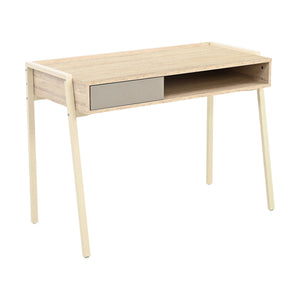 Scrivania Boderas 107x55x78 cm Beige/Travertino [en.casa]